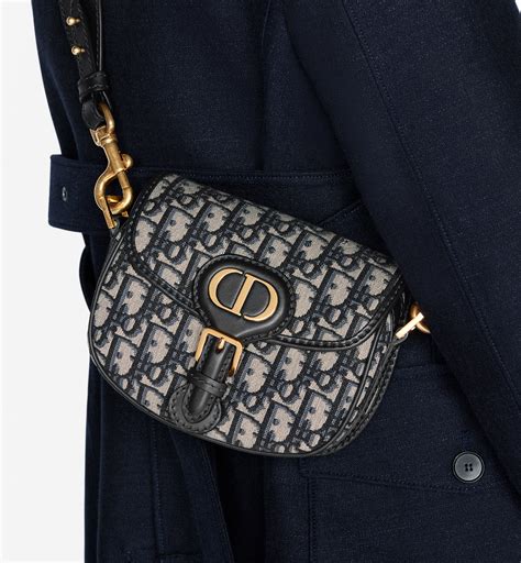 small dior bobby bag blue dior oblique jacquard